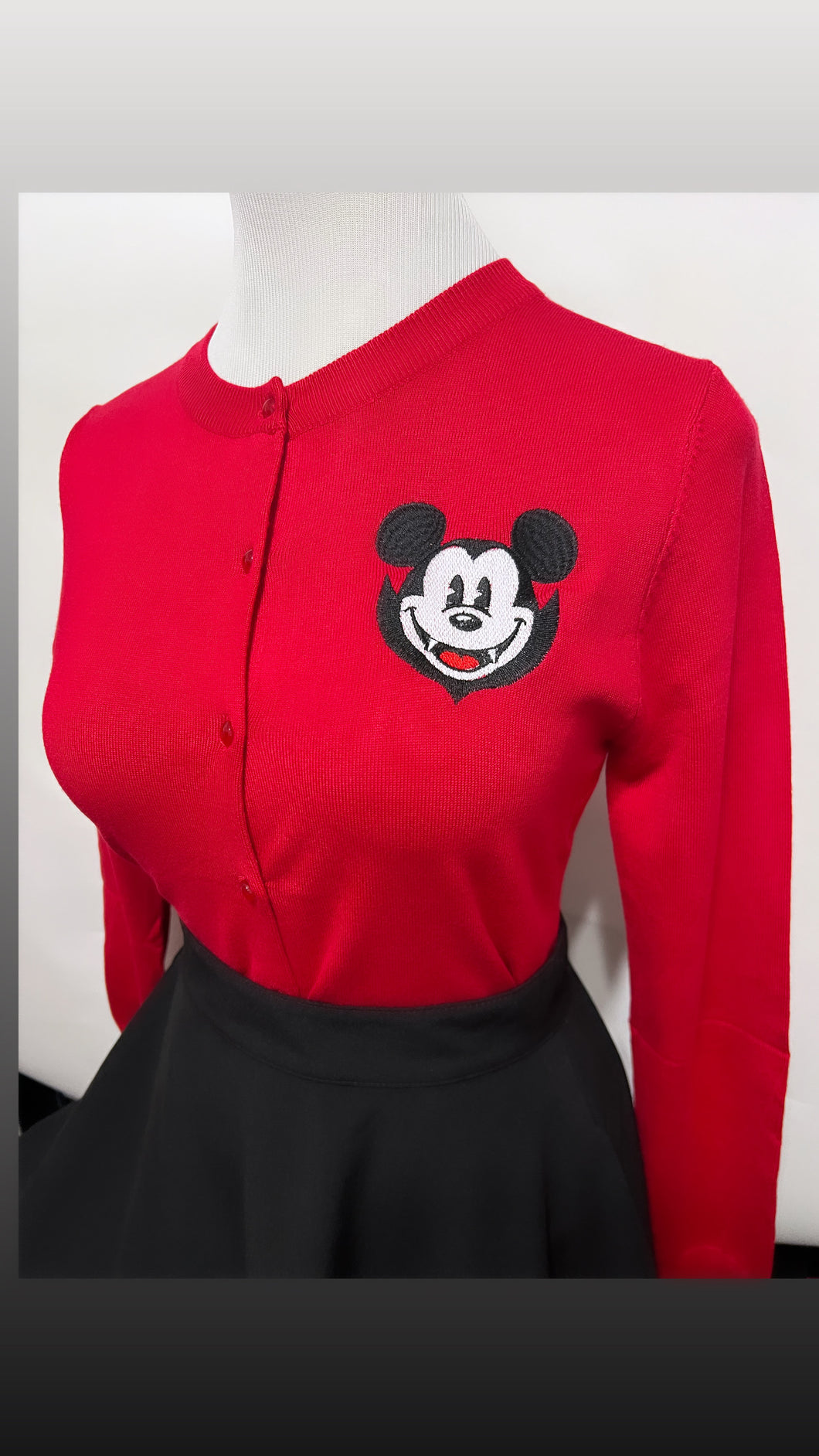 Vampire Mickey Cardigan