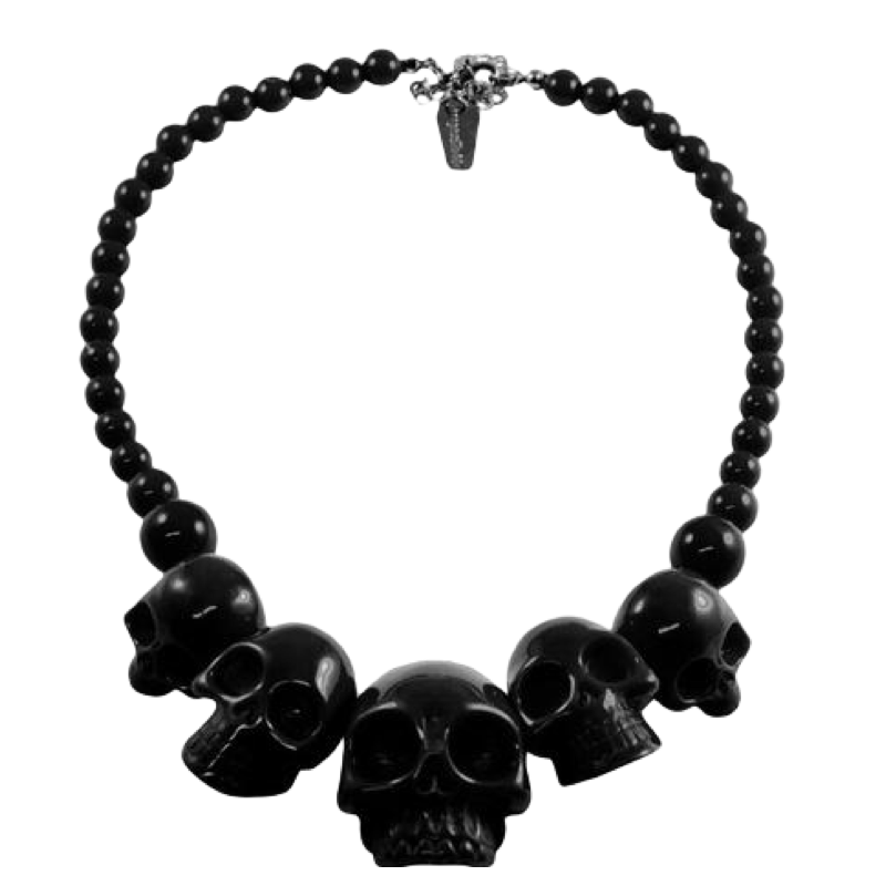 Alexander McQueen Divided Skull Pendant Necklace - Farfetch